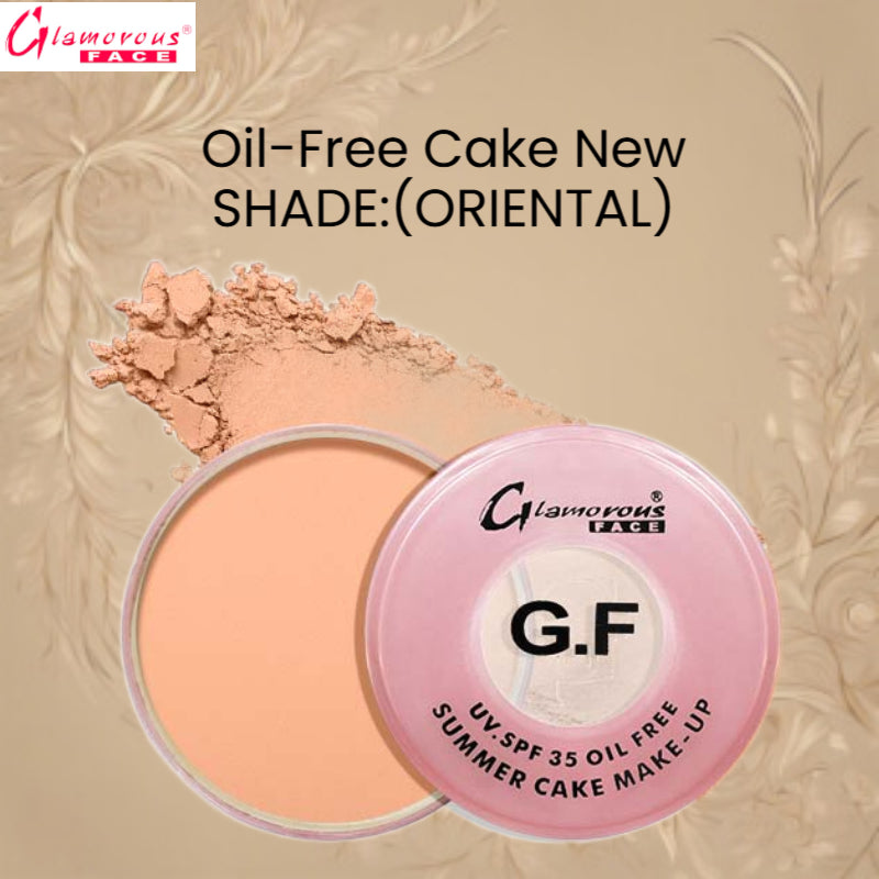 Glamorous Face Oil-Free Cake New (Shade:Oriental)