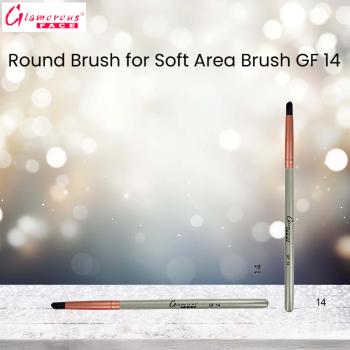 Glamorous Face Round Brush for Soft Area Brush GF 14