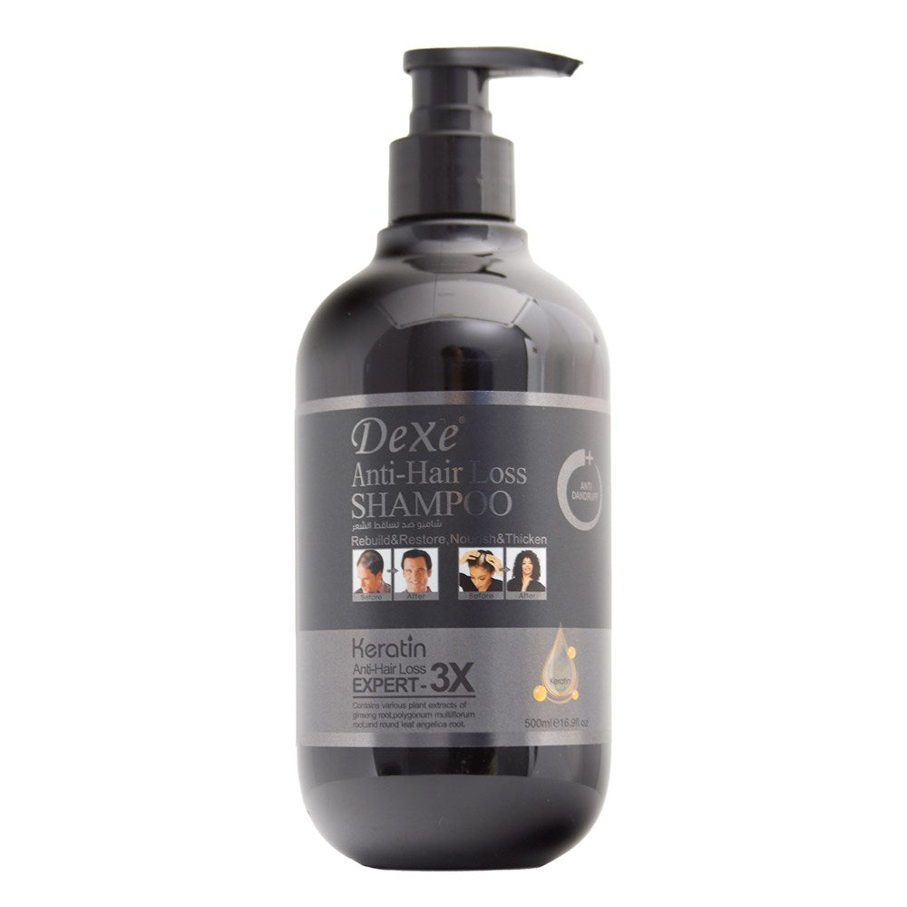 Dexe Anti Hair Loss Keratin Shampoo 500 ml Strengthening, Repair & Hair Fall Control