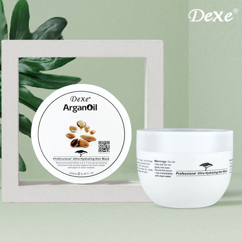 Dexe Argan Oil Hair Mask 250 ml Deep Conditioning, Repair & Smooth Hair Care