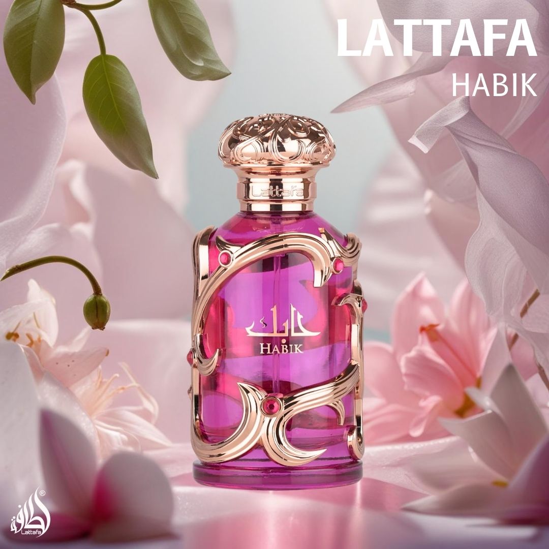 Lattafa Habik Eau de Parfum 100ml - Original Long-Lasting Elegant Floral Perfume for Women