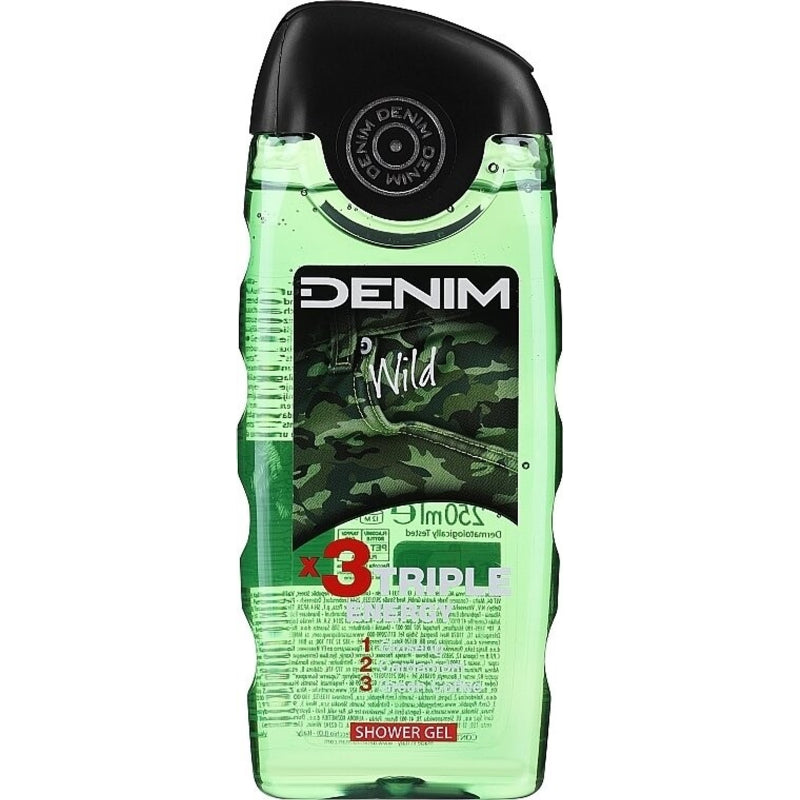 DENIM WILD ENERGY SHOWER GEL 250ml