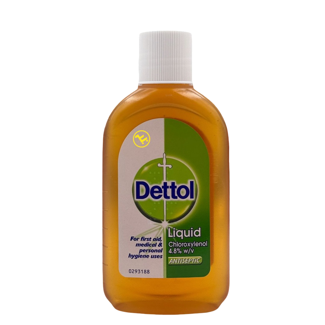 Dettol Liquid Chloroxylenol 4.8% w/v Antiseptic Solution 250ml – Multi-Purpose Germ Protection Antiseptic Liquid for Wound Cl