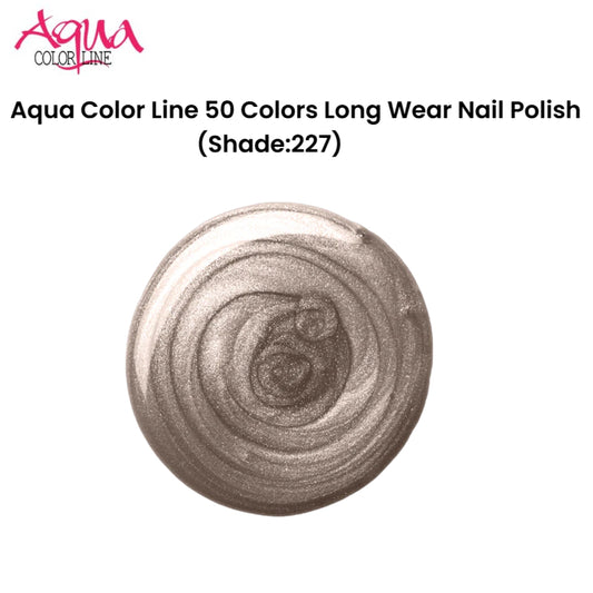 Aqua Color Line 50 Colors Long Wear Nail Polish (Shade:227)