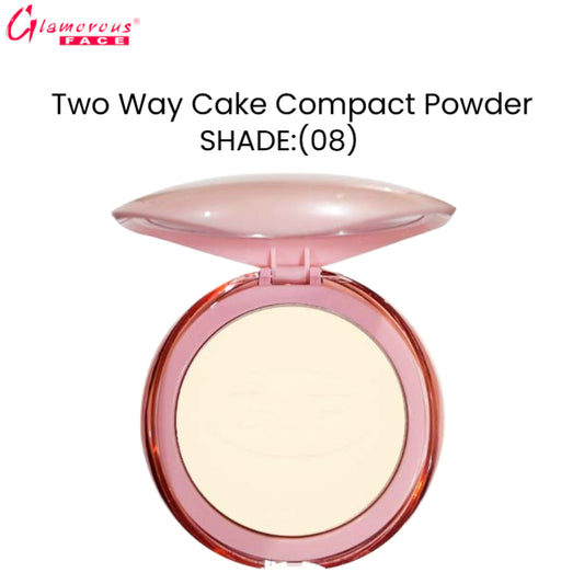 Glamorous Face Two Way Cake Compact Powder (Shade:08)