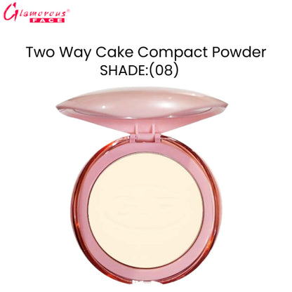 Glamorous Face Two Way Cake Compact Powder (Shade:08)