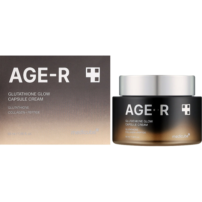 Medicube AGE-R Glutathione Glow Capsule Cream 50 ml Brightening & Anti-Aging Care (K Beauty)