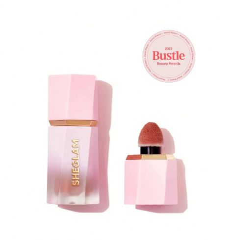 She Glam Sheglam Color Bloom Liquid Blush in Shade Risky Business 5.2 ml Natural Flush & Long-Lasting Glow
