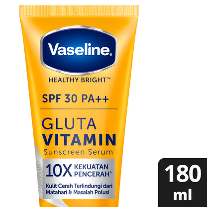 Vaseline Healthy Bright Gluta Vitamin SPF 30 PA++ Sunscreen Serum 180ml Sun Protection & Skin Brightening