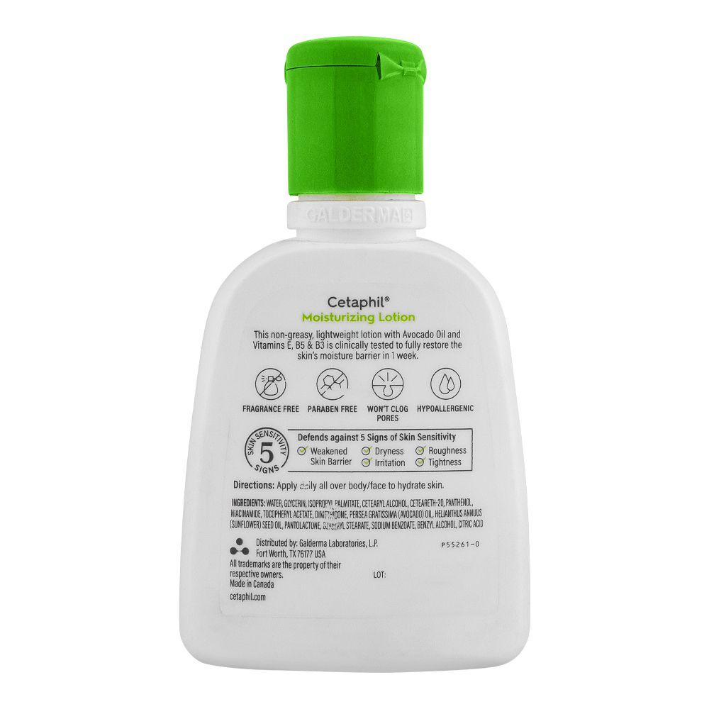 Cetaphil Moisturizing Lotion  Dry To Normal, Sensitive Skin  118ml