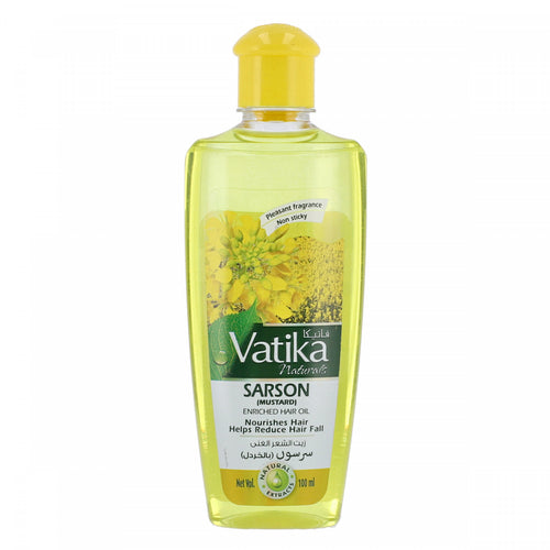 Vatika Naturals Sarson (Mustard) Enriched Hair Oil 100ml