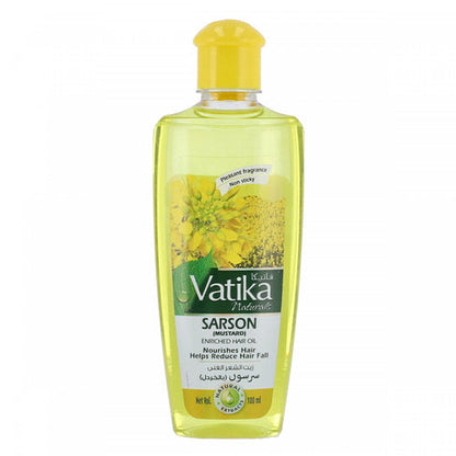 Vatika Naturals Sarson (Mustard) Enriched Hair Oil 100ml