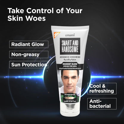Emami Smart & Handsome Advanced Grooming Radiant Glow Cream 50g