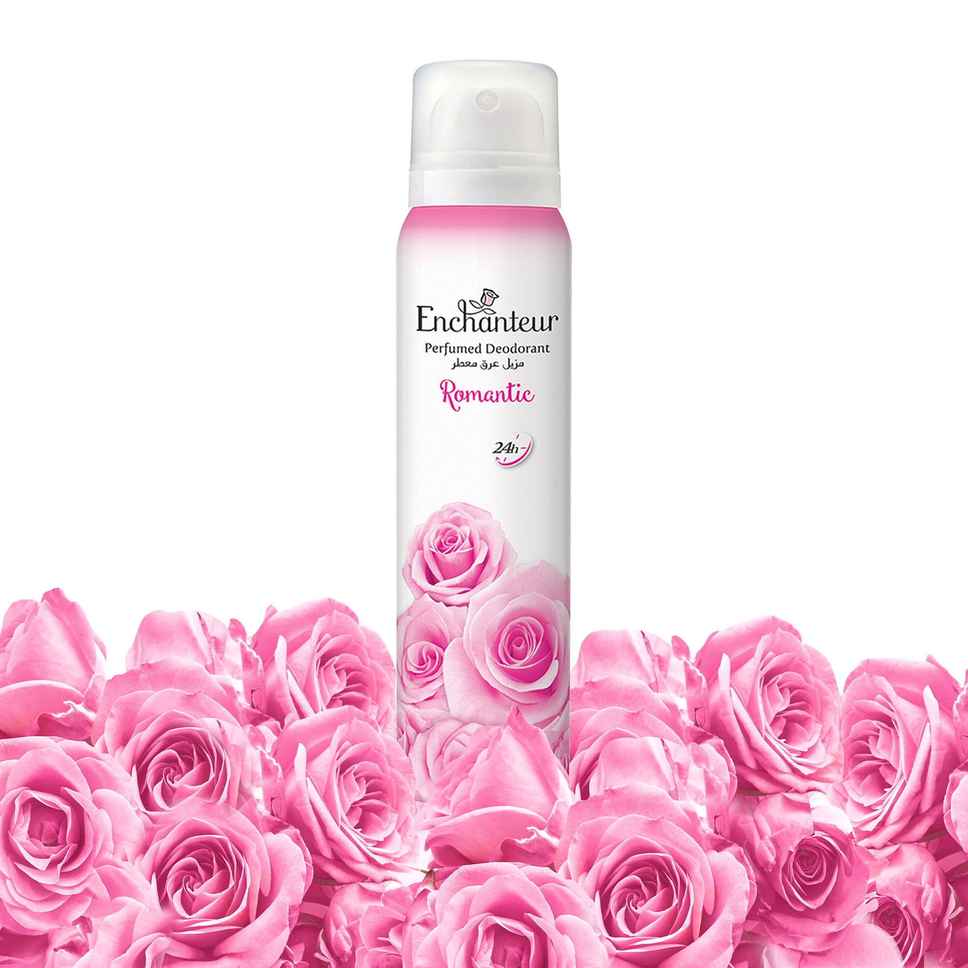 Enchanteur Romantic Perfumed Deo Spray for Women 150ml - Long Lasting Floral Fragrance Body Spray for Freshness & Odor Protec