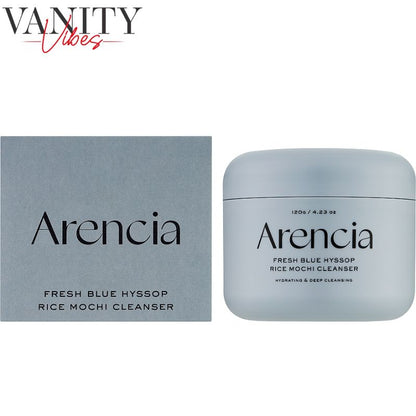 Arencia Fresh Blue Hyssop Rice Mochi Cleanser 120 g Gentle Cleansing & Hydrating Care (K Beauty)