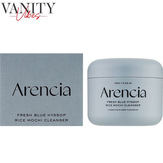 Arencia Fresh Blue Hyssop Rice Mochi Cleanser 120 g Gentle Cleansing & Hydrating Care (K Beauty)