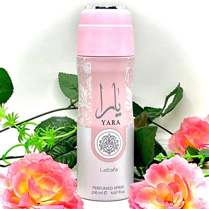 Lattafa Yara Women Perfume & Body Spray 200ml - Long-Lasting Fragrance, Floral & Sweet Scent