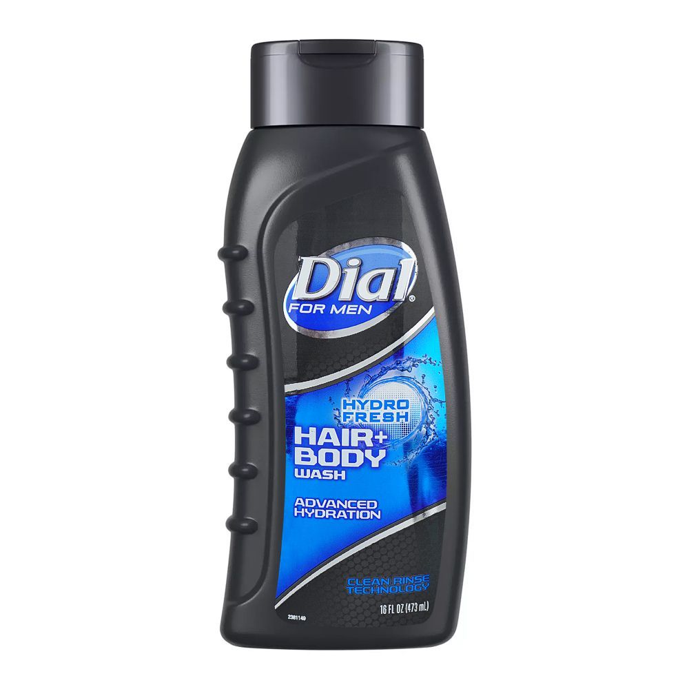Dial for Men Hydro Fresh Hair + Body Wash Advanced Hydration 473ml