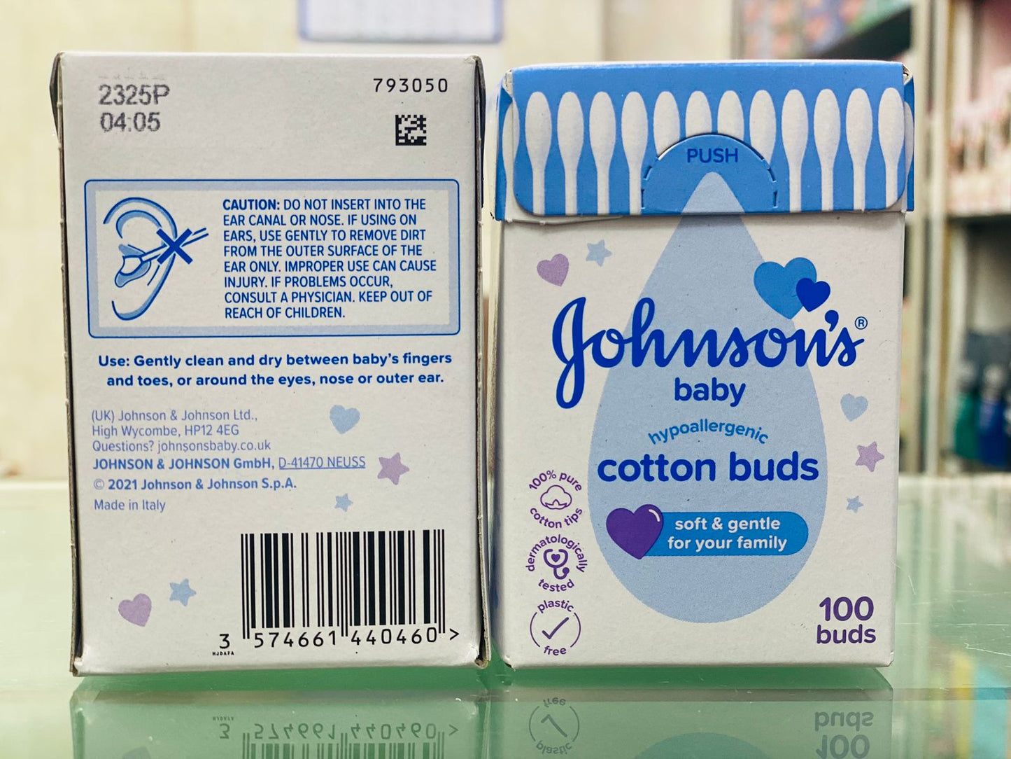 Johnson's Baby Hypoallergenic Cotton Buds 100pcs - Gentle & Safe for Sensitive Skin