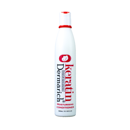Derma Rich Keratin Moisturizing Conditioner 300ml Smooth & Nourishing Hair Care
