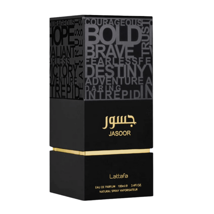 Lattafa Jasoor Eau de Parfum 100ml - Long Lasting Original Oriental Woody Unisex Fragrance for Men & Women