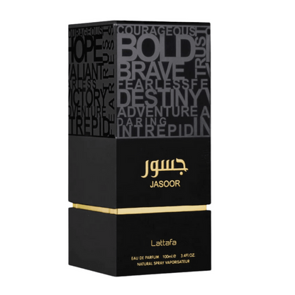 Lattafa Jasoor Eau de Parfum 100ml - Long Lasting Original Oriental Woody Unisex Fragrance for Men & Women