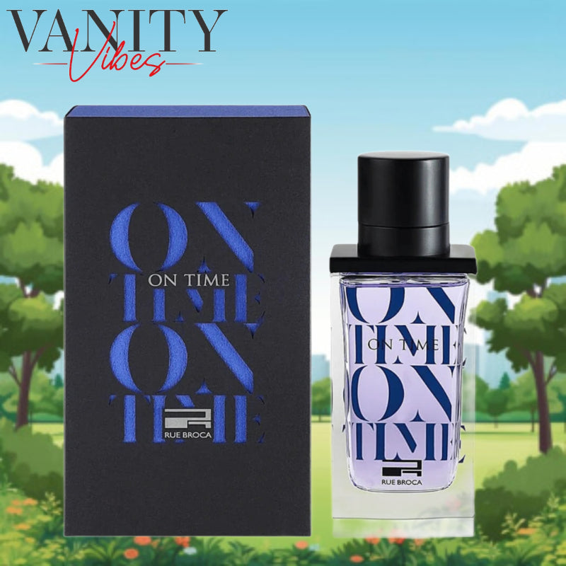 On Time Blue by Rue broca Afnan edp 100ml