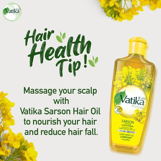 Vatika Naturals Sarson (Mustard) Enriched Hair Oil 100ml