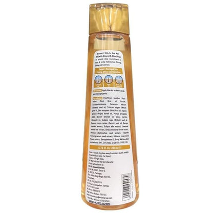Emami 7 in 1 Almond Hair Oil 100ml - Nourishing Hair Care Oil for Strong, Smooth, Shiny & Healthy Hair Daily Use