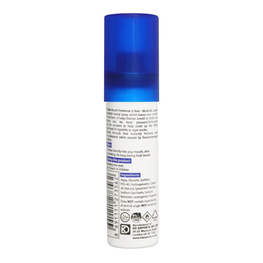 Safe & Clean Anti-Bacterial Spearmint Mouth Spray 18ml Long-Lasting Fresh Breath