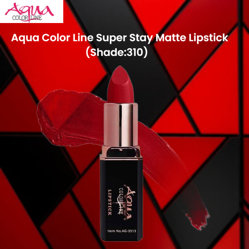 Aqua Color Line Super Stay Matte Lipstick (Shade:310)