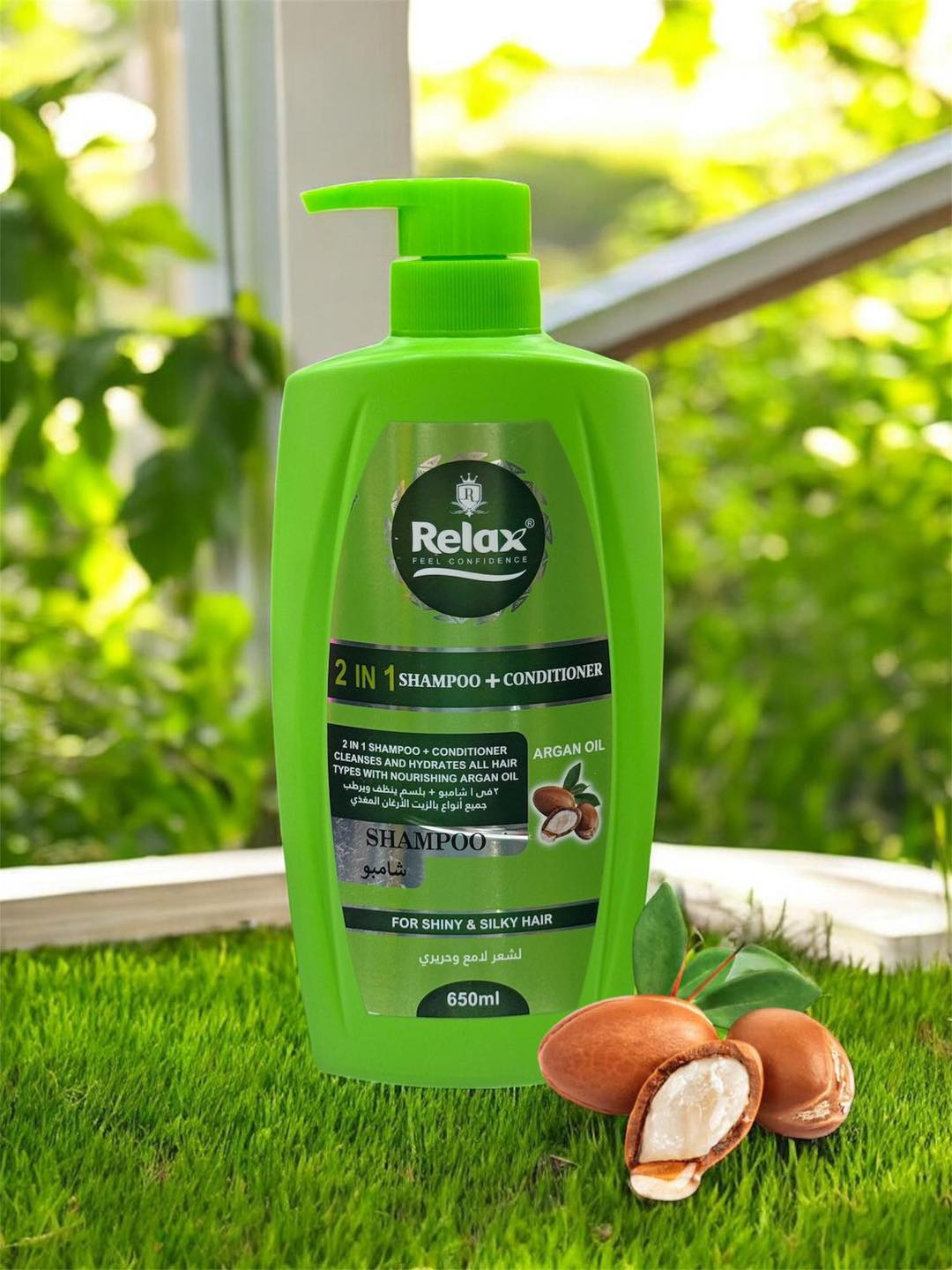 Relax Feel Confident 2 in 1 Shampoo + Conditioner 650ml