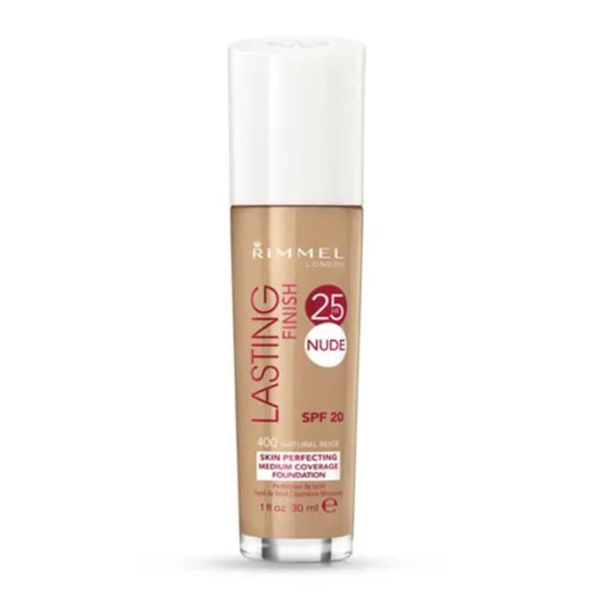 Rimmel - Lasting Finish 25 Hour Nude Foundation 400 Natural Beige