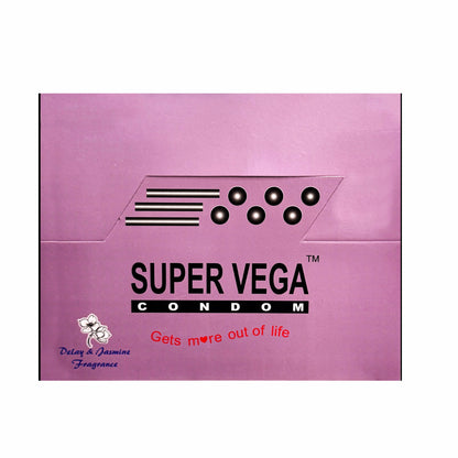 INNO SuperVega Jasmine Condoms Pack of 24 X 3 Box Condoms Delay & Jasmine Fragnance