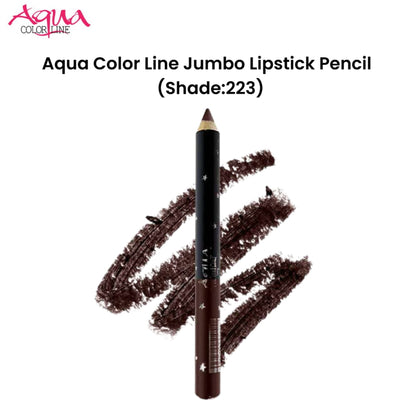 Aqua Color Line Jumbo Lipstick Pencil (Shade:223)