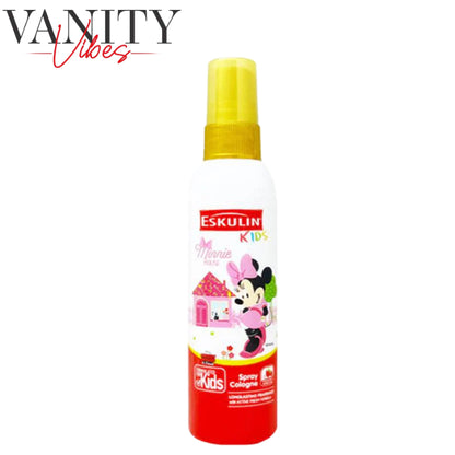 Eskulin Minnie Mist Cologne 100ml - Long Lasting Sweet Fruity Floral Fragrance Body Mist for Kids & Teens Daily Use Deodorizi
