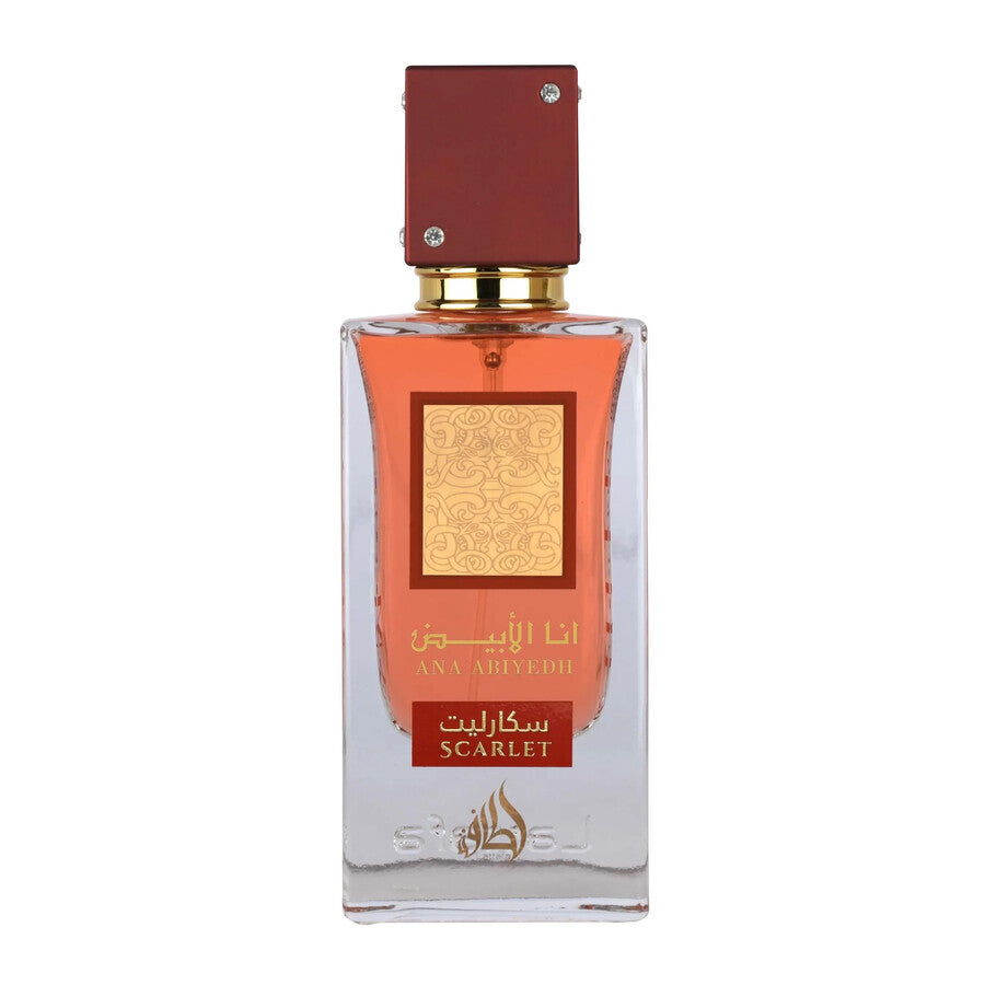 Lattafa Ana Abiyedh Scarlet Eau de Parfum 60ml - Long Lasting Elegant Floral Fragrance for Women