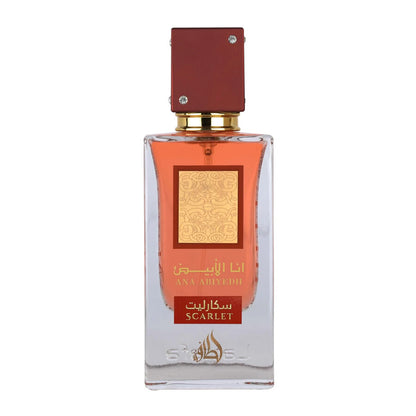 Lattafa Ana Abiyedh Scarlet Eau de Parfum 60ml - Long Lasting Elegant Floral Fragrance for Women