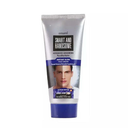 Emami Smart and Handsome Instant Glow Face Wash 50g for Men - Deep Cleansing Oil Control Brightening Face Wash for Fresh & Cl