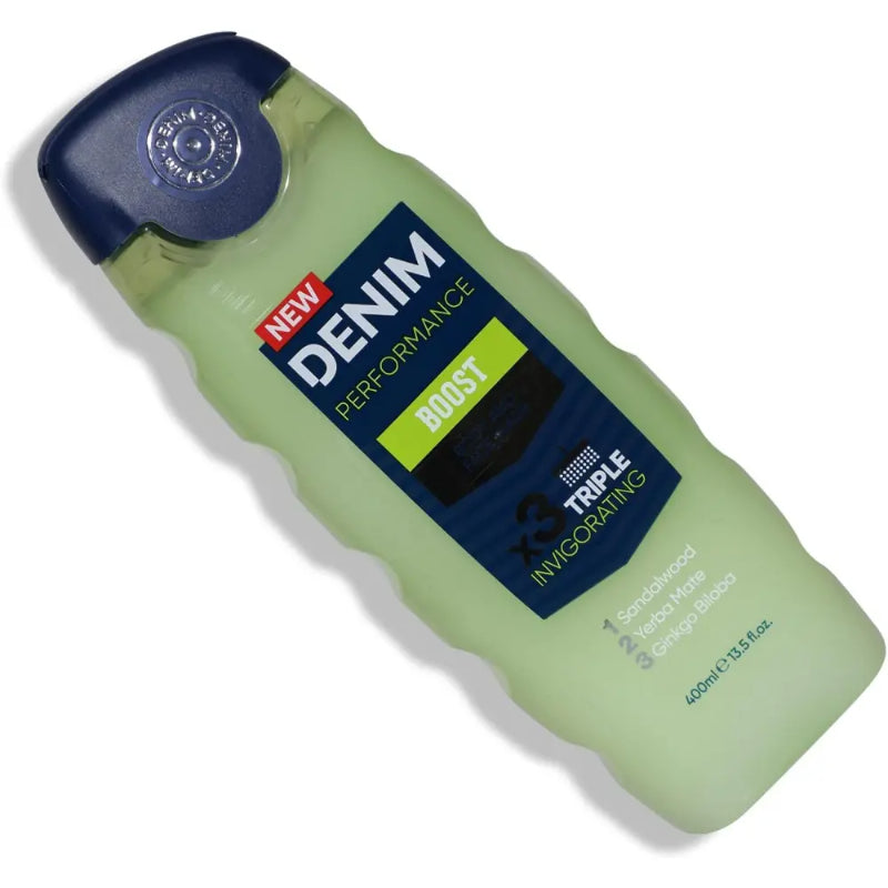 Denim Performance Boost Body and Face Wash X 3 Triple Invigorating 400ml