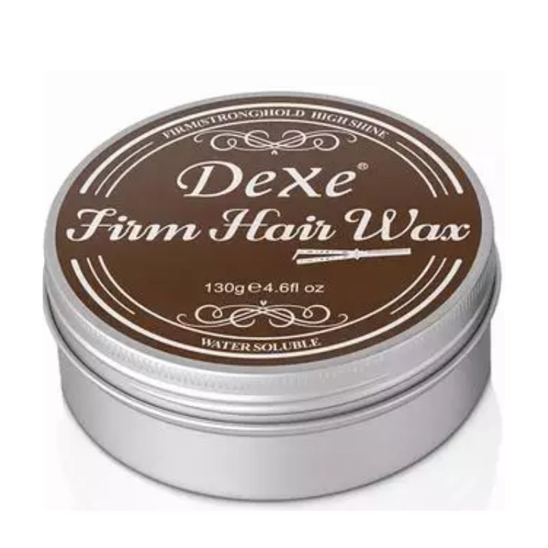 DEXE Firm Hair Wax Strong Hold 130 g Long-Lasting Hold & Defined Hairstyle (Brown)