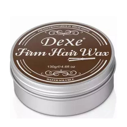 DEXE Firm Hair Wax Strong Hold 130 g Long-Lasting Hold & Defined Hairstyle (Brown)