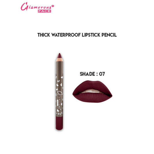 Glamorous Face Thick WaterProof LipStick Pencil (SHADE 07)
