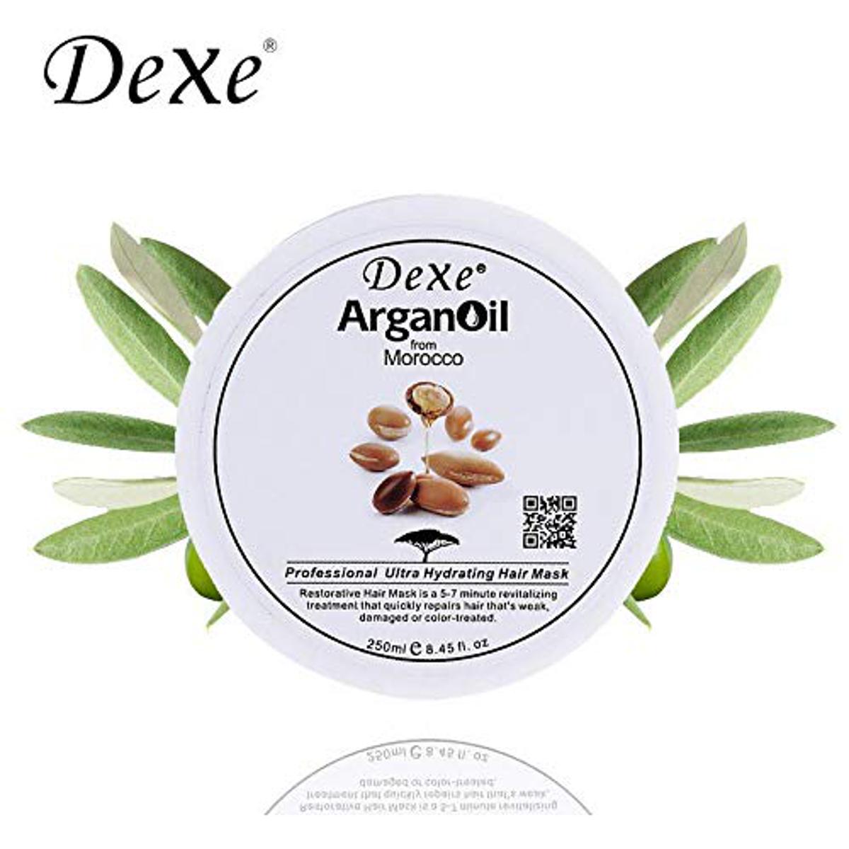 Dexe Argan Oil Hair Mask 250 ml Deep Conditioning, Repair & Smooth Hair Care