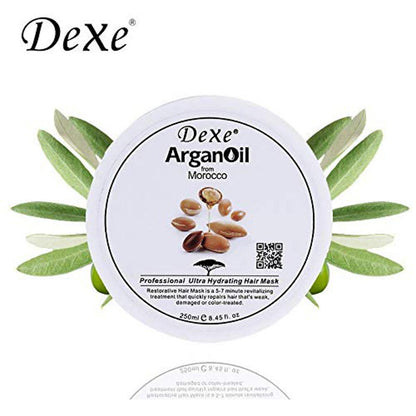 Dexe Argan Oil Hair Mask 250 ml Deep Conditioning, Repair & Smooth Hair Care