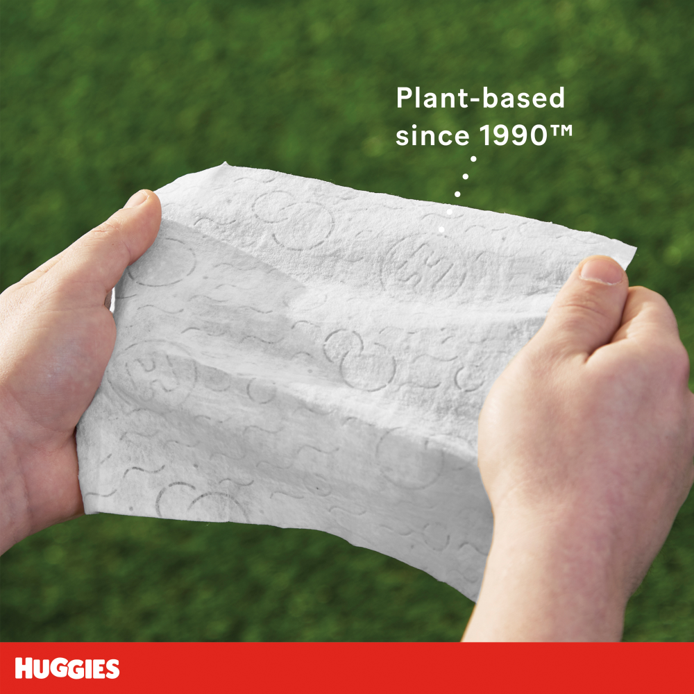 Huggies Pure Clean Baby Wipes 64 Sheets – Gentle Unscented Soft & Safe Skin Care for Newborns