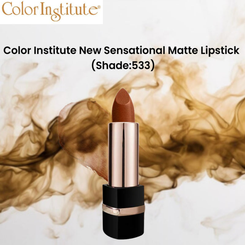 Color Institute New Sensational Matte Lipstick (Shade:533)