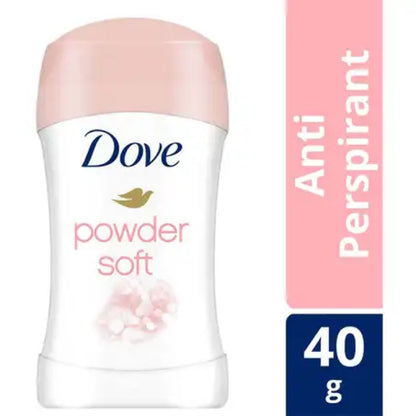 Dove Powder Soft Deodorant Stick 48H Anti-Perspirant for Women 40g Long Lasting Freshness & Sweat Protection