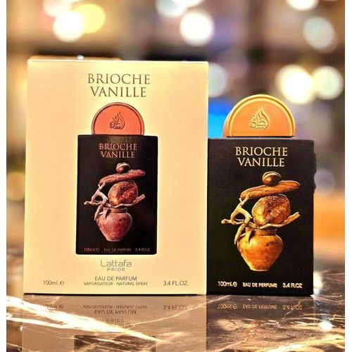 Lattafa Pride Brioche Vanille Eau de Parfum 100ml - Long Lasting Original Sweet Gourmand Unisex Fragrance for Men & Women