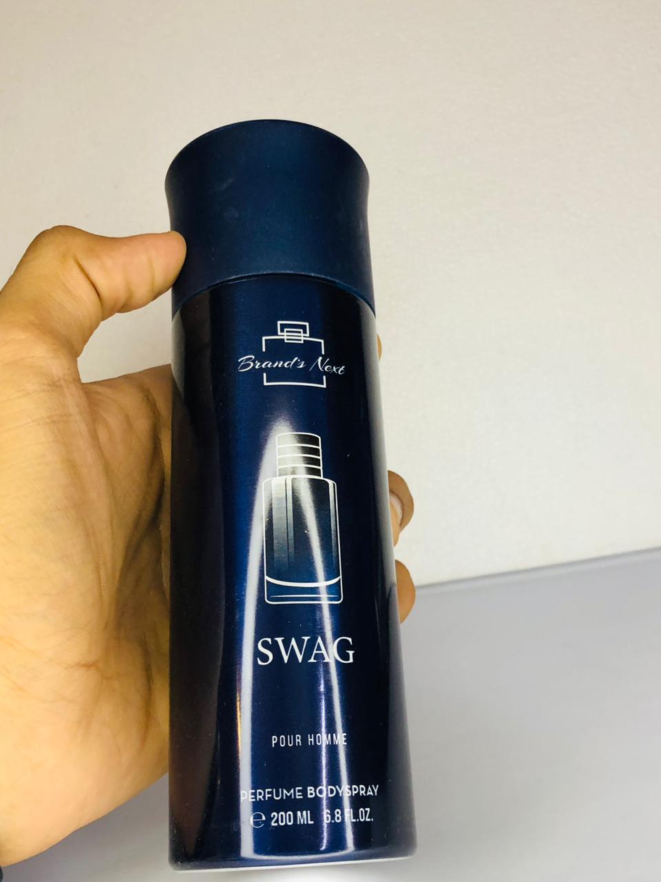 Brand’s Next Swag Pour Homme Perfume Body Spray 200ml Long-Lasting Masculine Fragrance